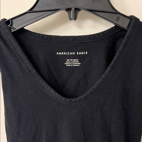 American Eagle Outfitters Classic Black Tank Bodysuit - Picture 2 of 5